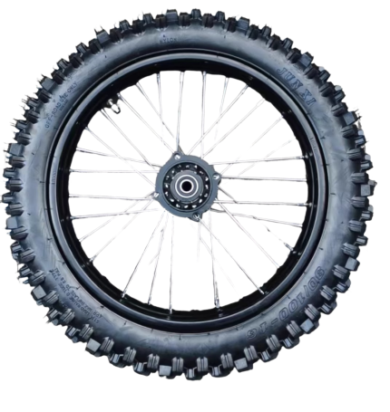 90/100-16 Motocross tires (wheels included)