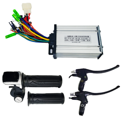 Brushless Controller 24/36/48V&LED display throttle& brake handlebar